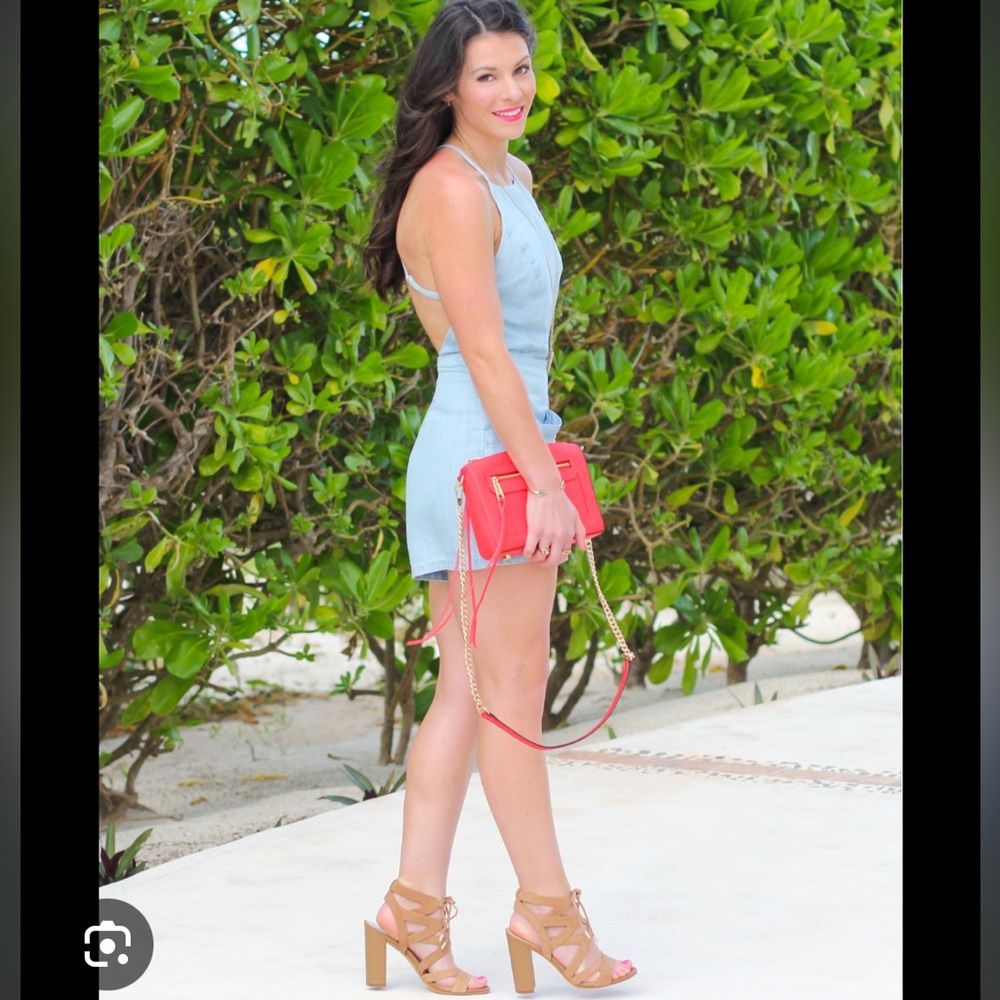 REBECCA MINKOFF Avery Crossbody Purse Bag Hot Pink Gold - Picture 5 of 14